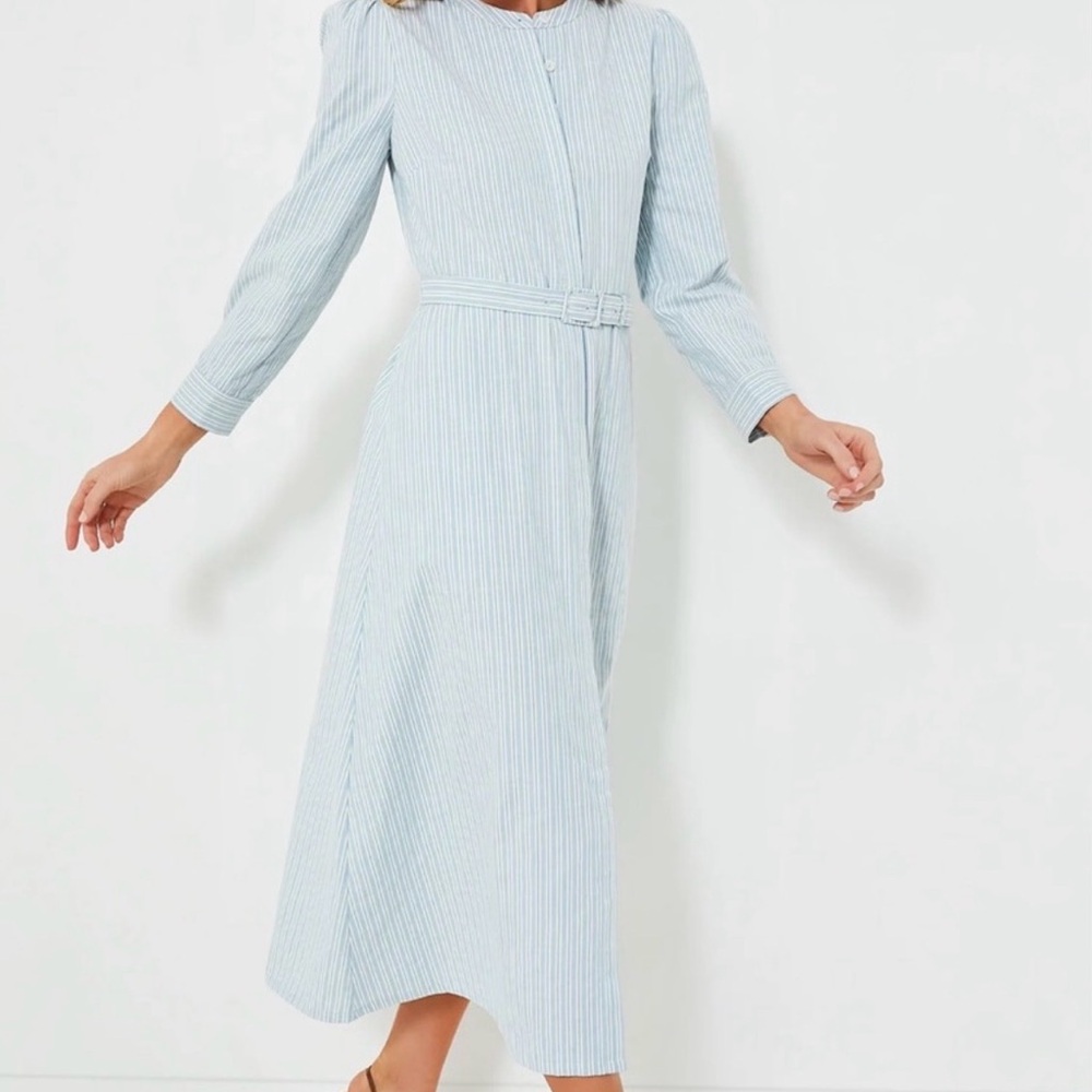 Tuckernut Sea Stripe Catherine Dress Sz M - Picture 7 of 8